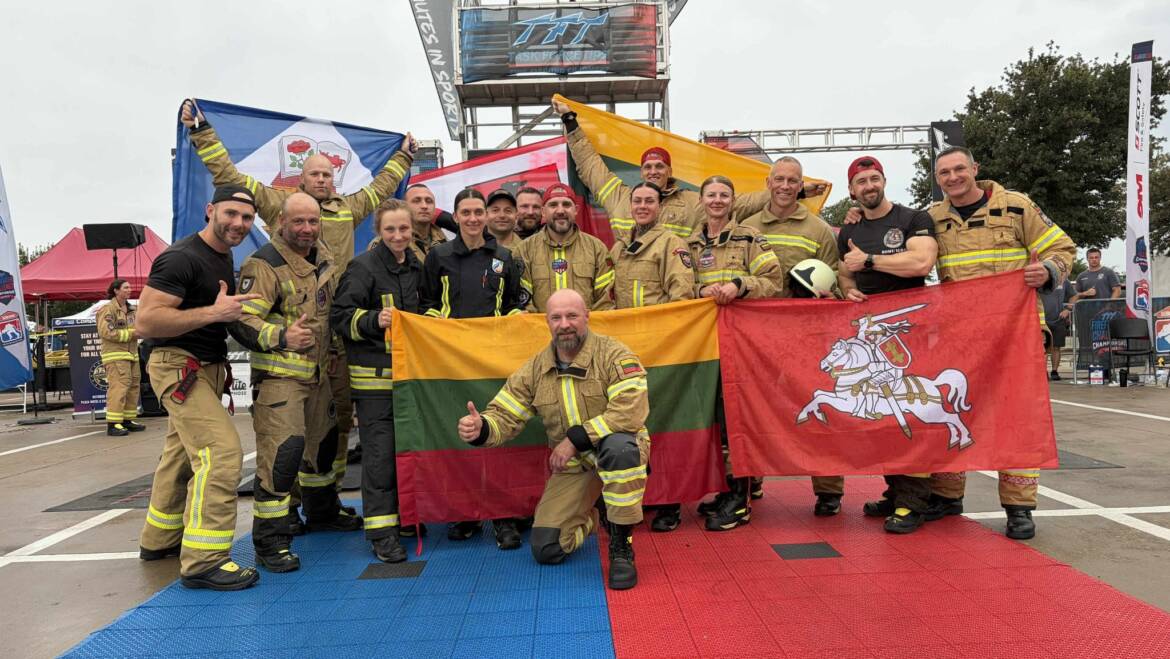 Lietuvos stipriausieji ugniagesiai gelbėtojai – Pasaulio čempionai!